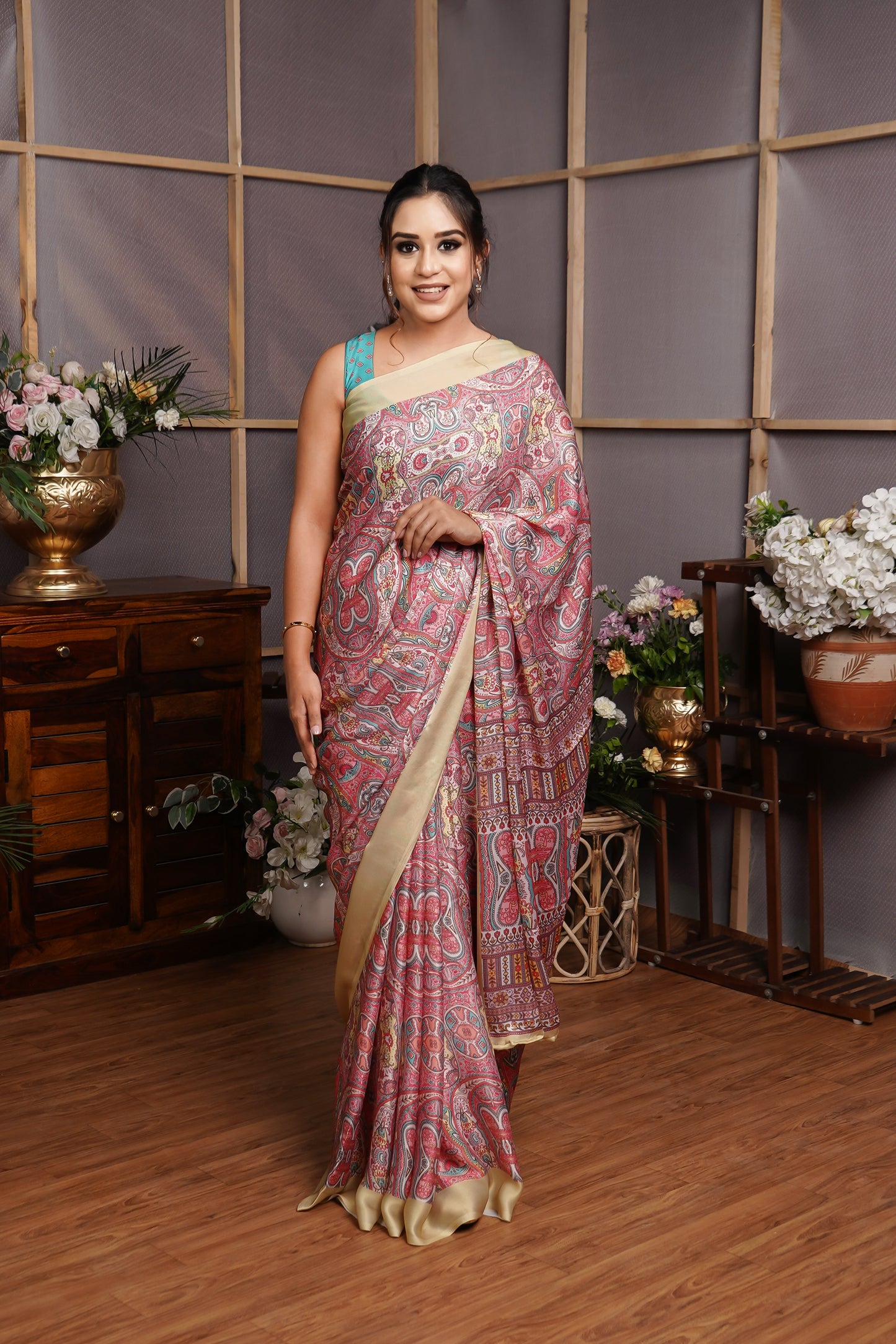 Sharvani - Satin Georgette Saree