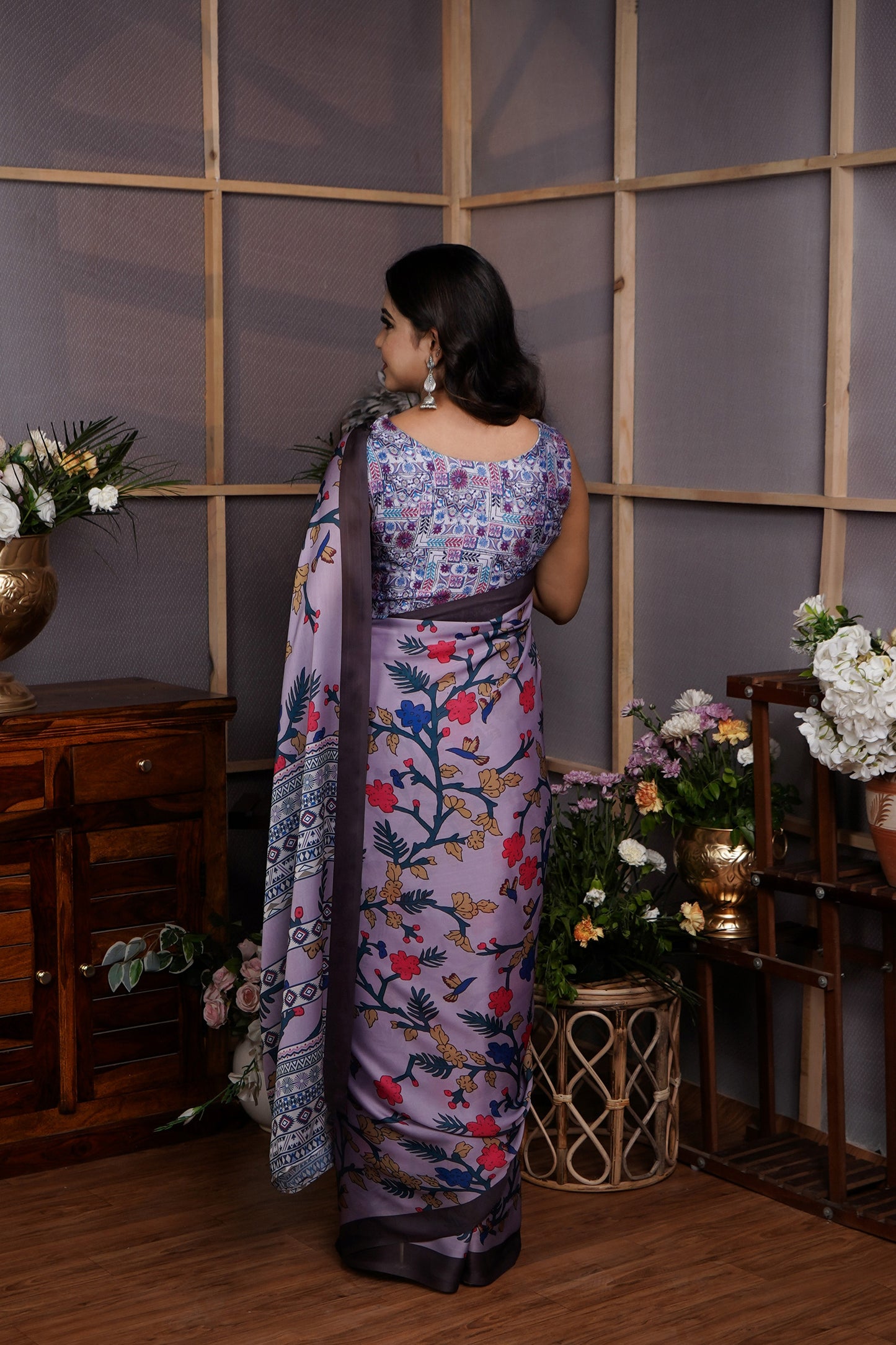 Devanshi| Satin Georgette Saree