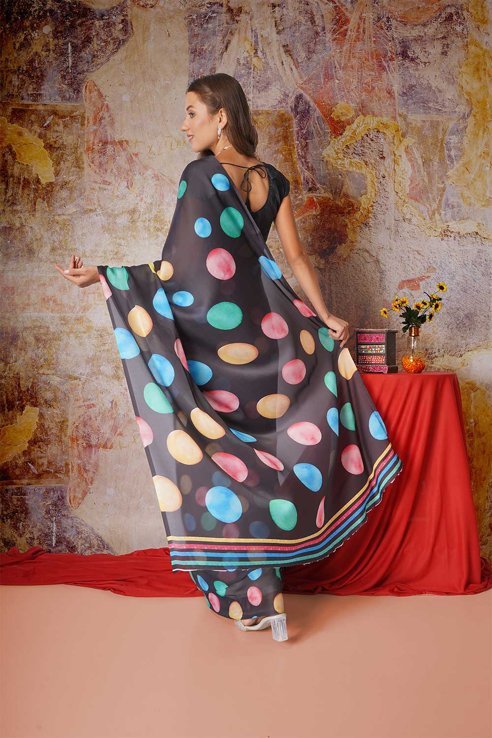 Ira | Satin Georgette