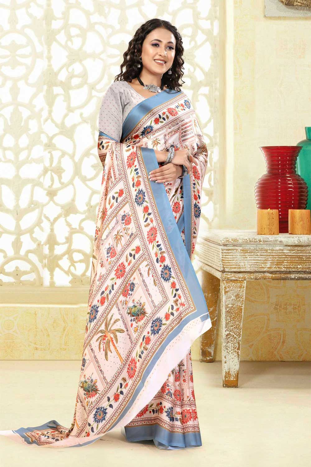 Varnika | Hydrophobic | Water Repellent Stain Free Saree