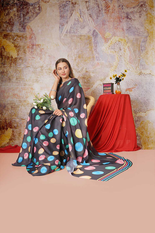 Ira | Satin Georgette