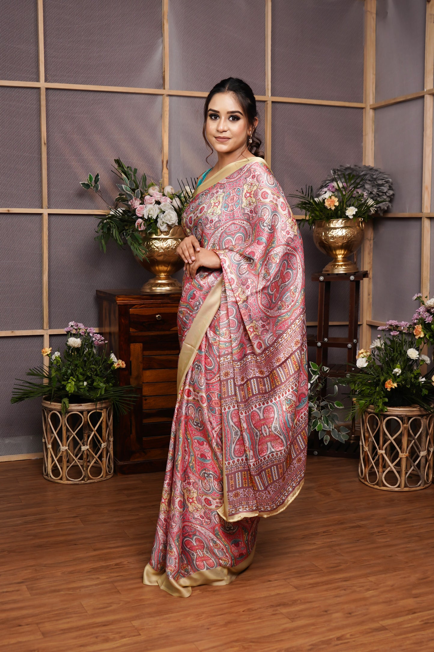Sharvani - Satin Georgette Saree