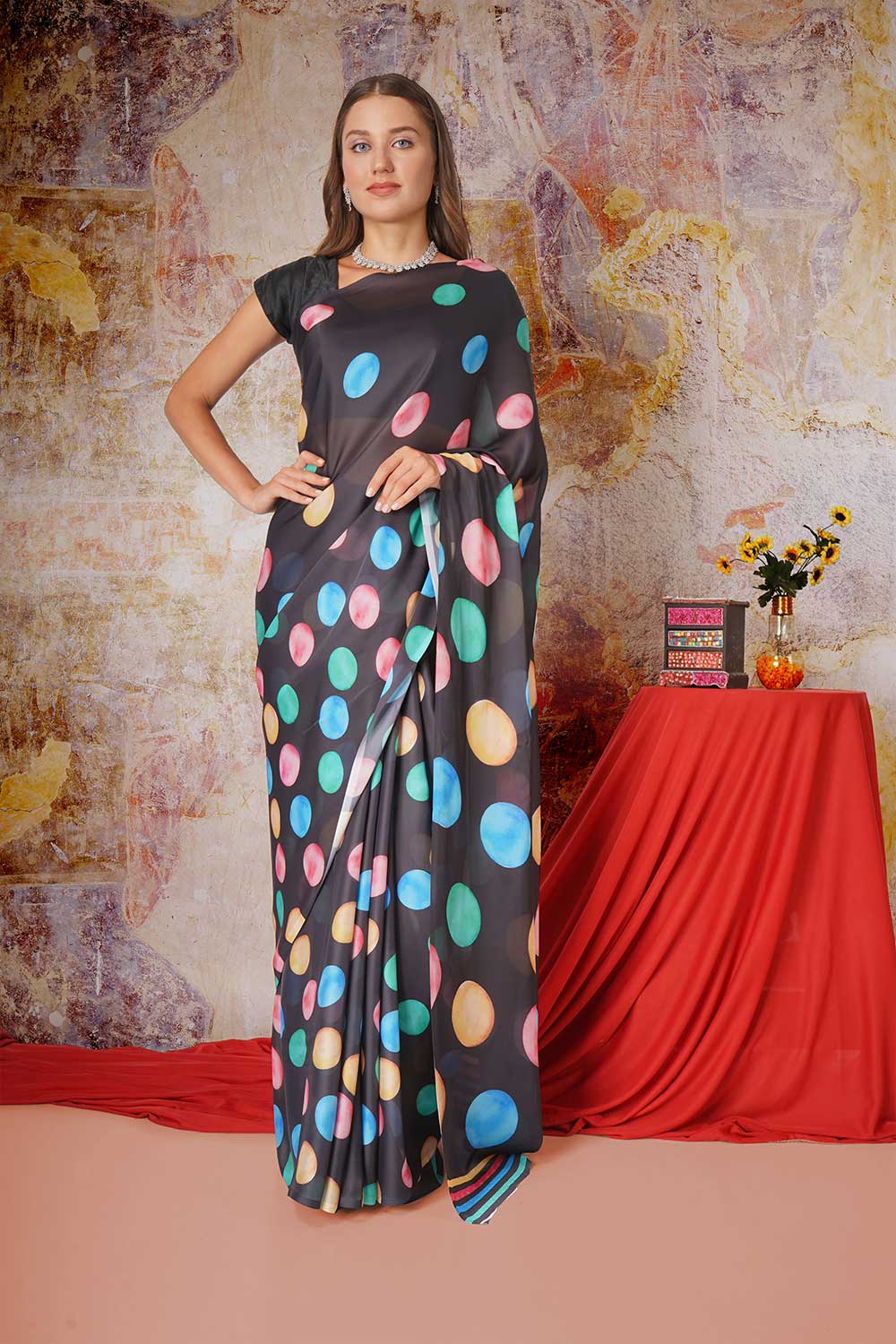 Ira | Satin Georgette