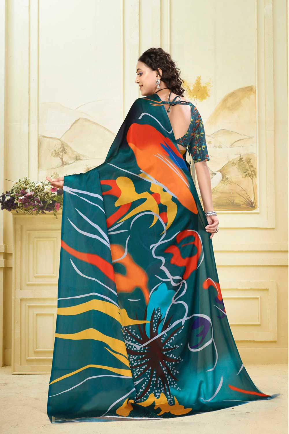 Bhavika | Hydrophobic | Water Repellent Stain Free Saree