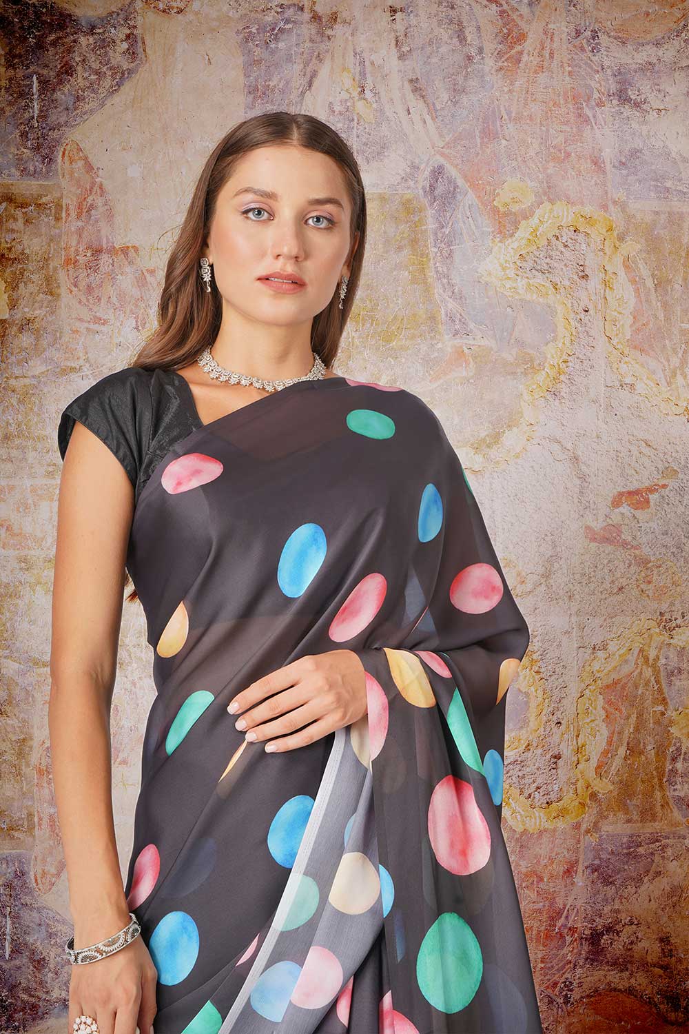 Ira | Satin Georgette