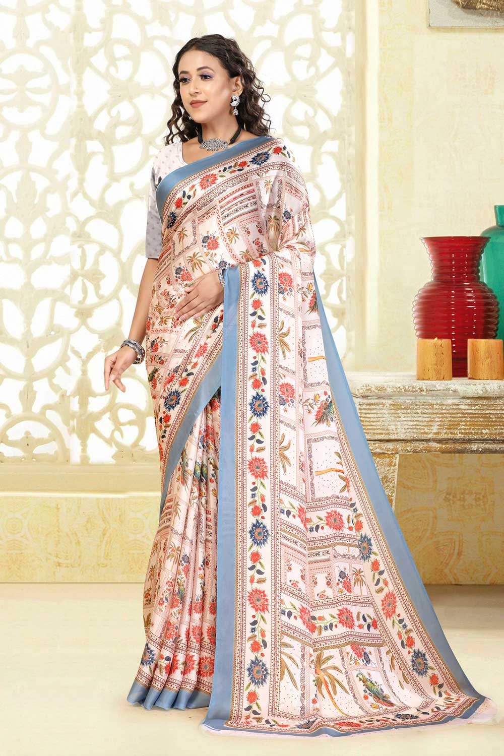 Varnika | Hydrophobic | Water Repellent Stain Free Saree