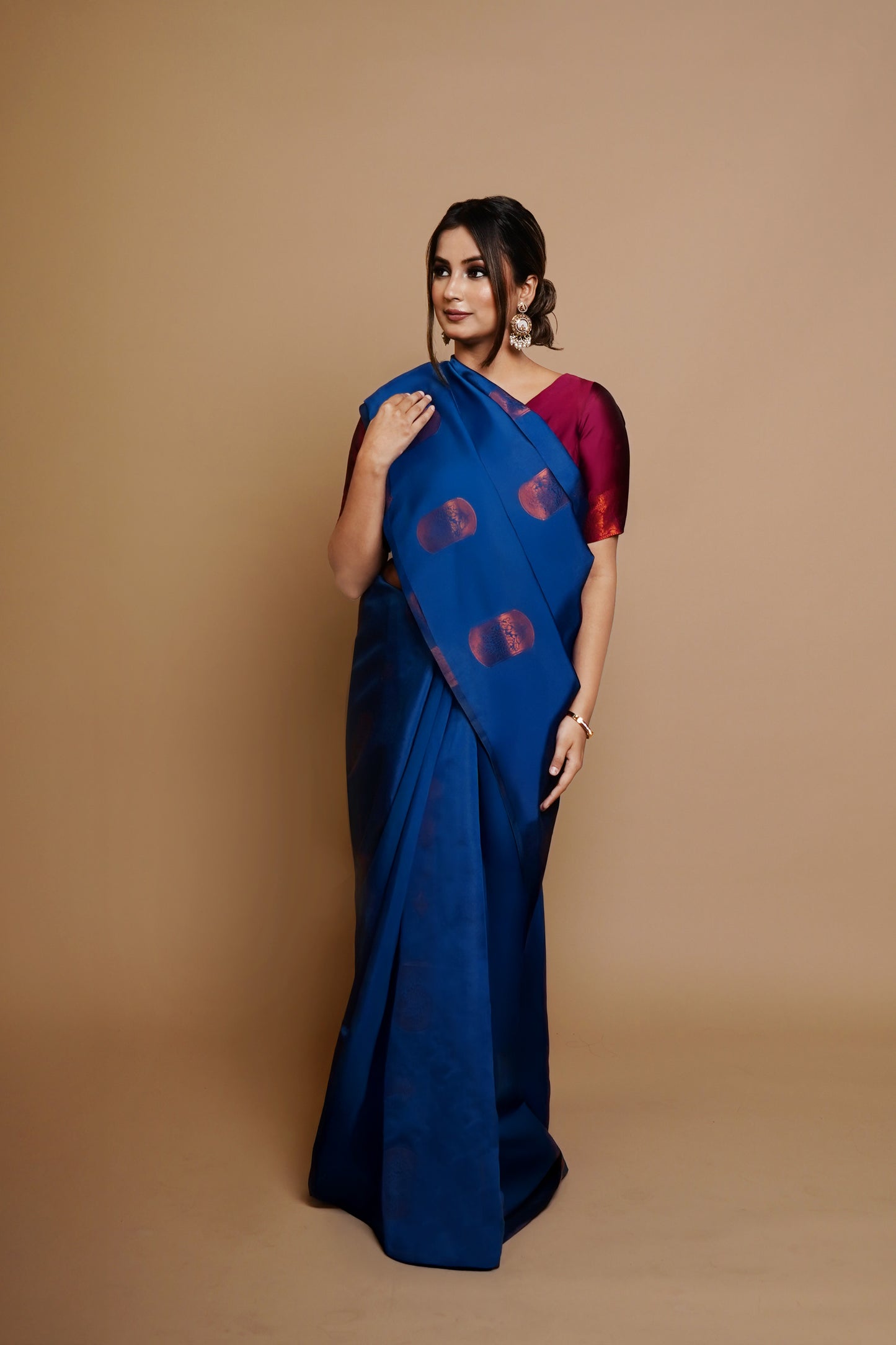 Kavya I Banarasi Silk Saree I Royal Blue