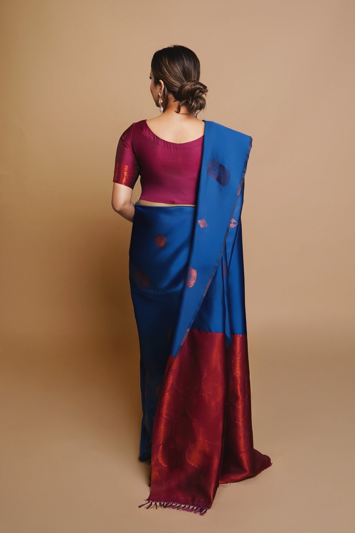 Kavya I Banarasi Silk Saree I Royal Blue