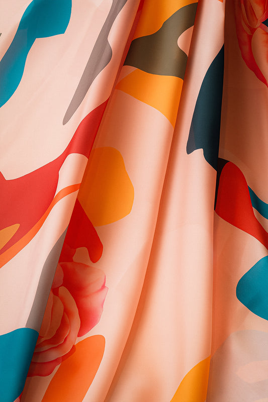 Indira | Satin Georgette Saree