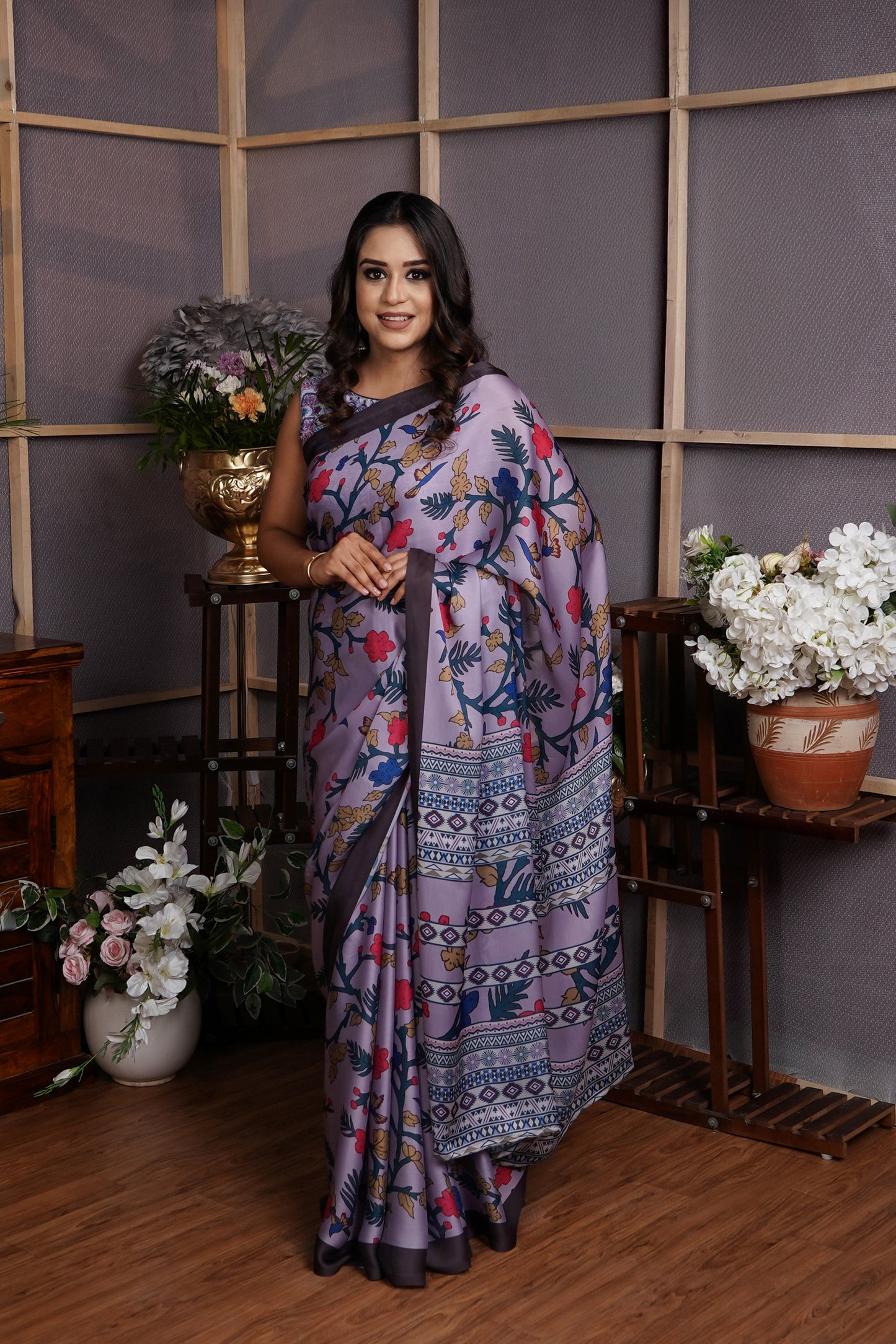 Devanshi| Satin Georgette Saree