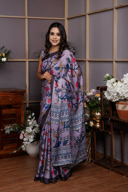 Devanshi| Satin Georgette Saree
