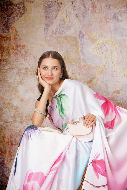 Ruhani | Satin Georgette Saree