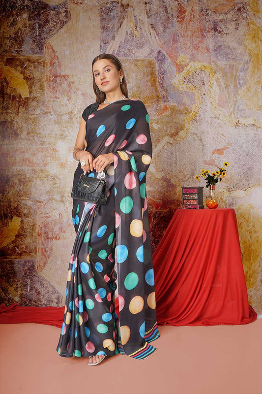 Ira  | Satin Georgette