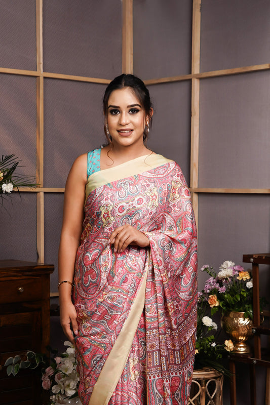 Sharvani - Satin Georgette Saree