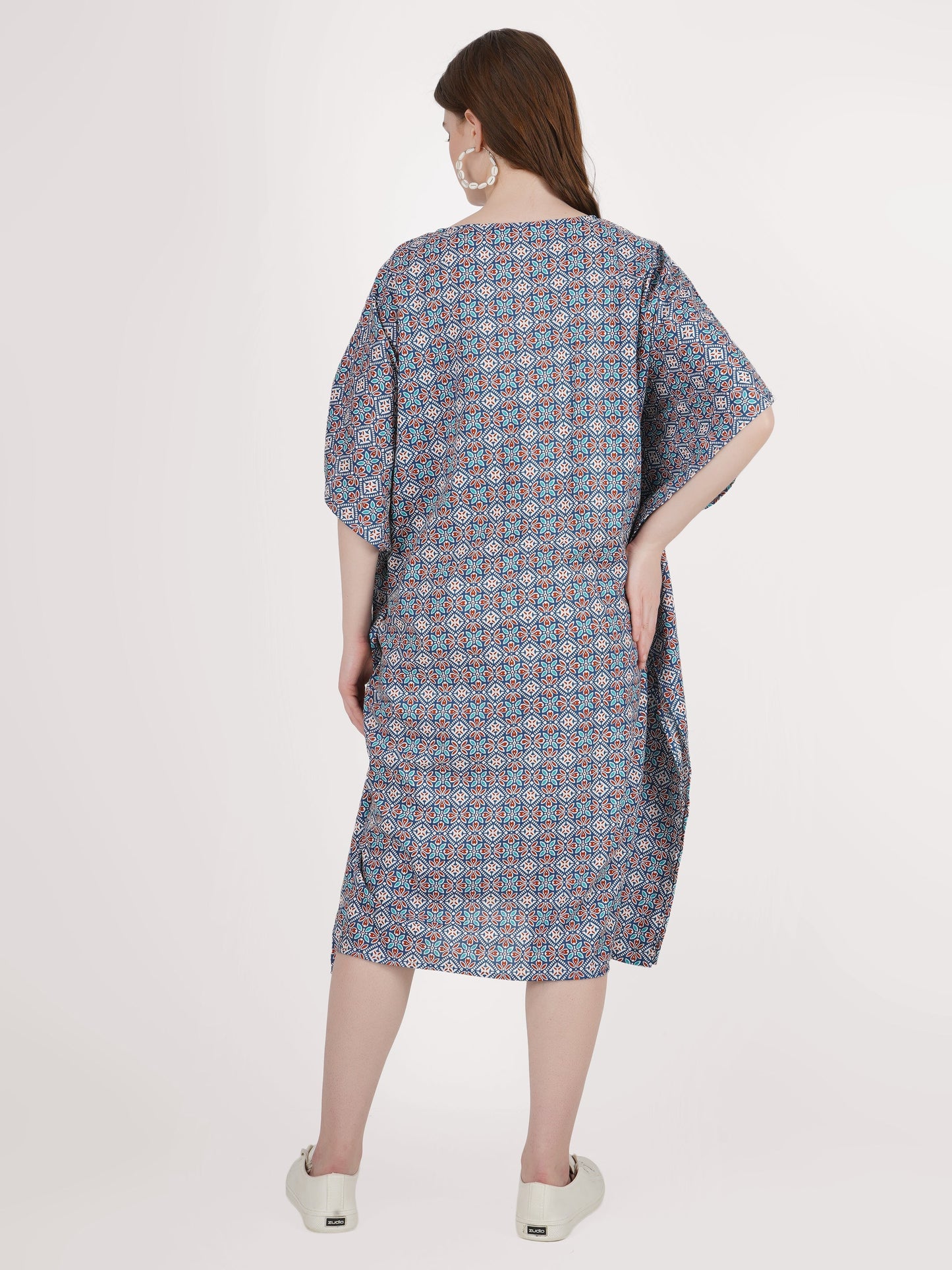 Jacha Bacha Blue Kaftan Maternity Dress