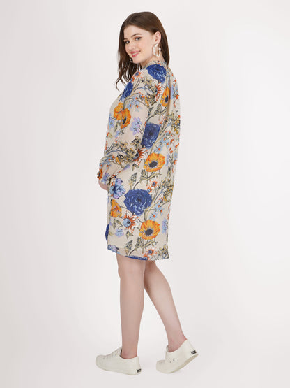 Bella Beige Moss Crepe Dress