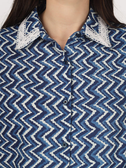 Sky & See Blue Cotton Co-Ord Set