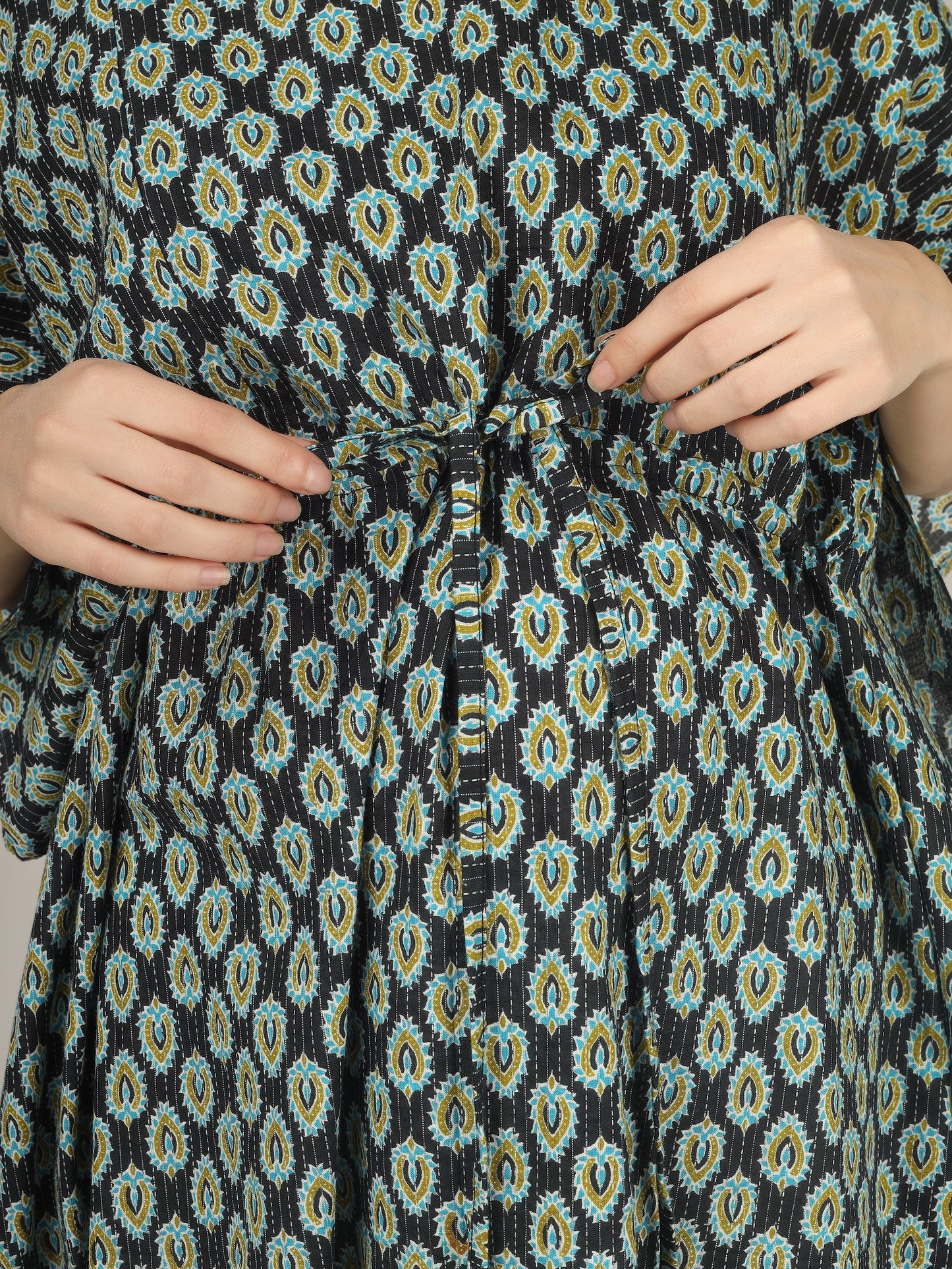 Jacha Bacha Black Kaftan Maternity Dress